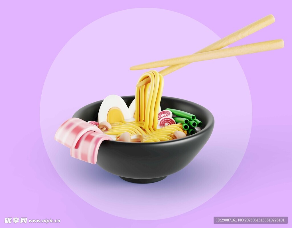 美味拉面背景