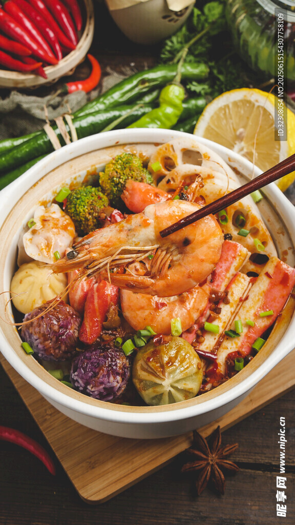 美味海鮮蔬菜大雜燴