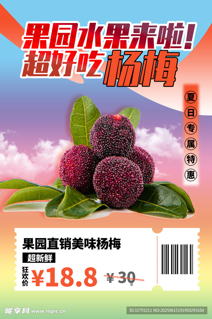 超甜多汁楊梅