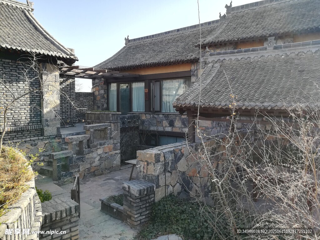 古舊庭院景致