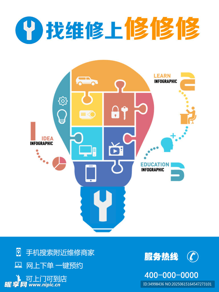 維修佬上修修修燈泡海報