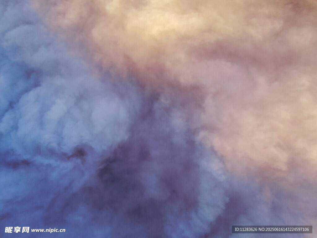 夢幻藍紫漸變抽象背景圖