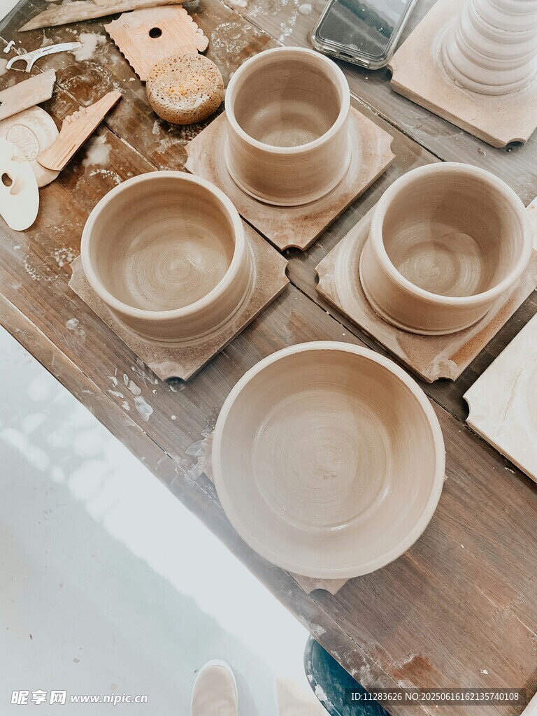 手工陶藝作品展示