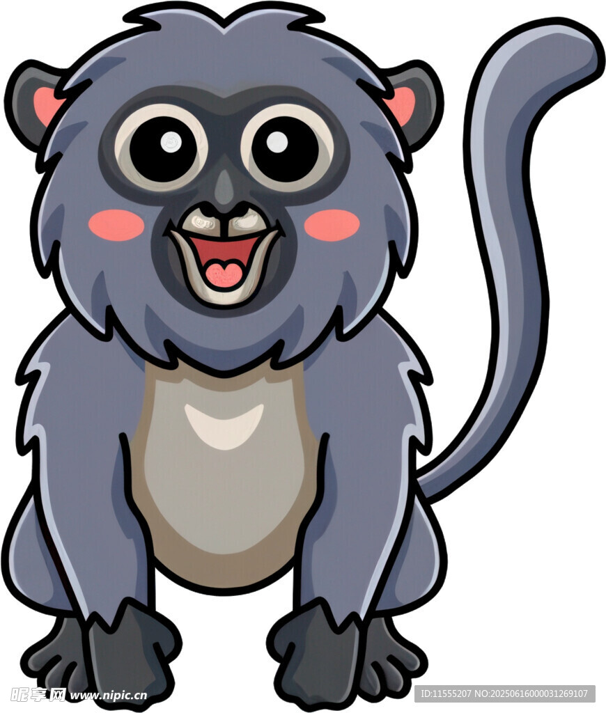 可愛(ài)卡通猴子形象