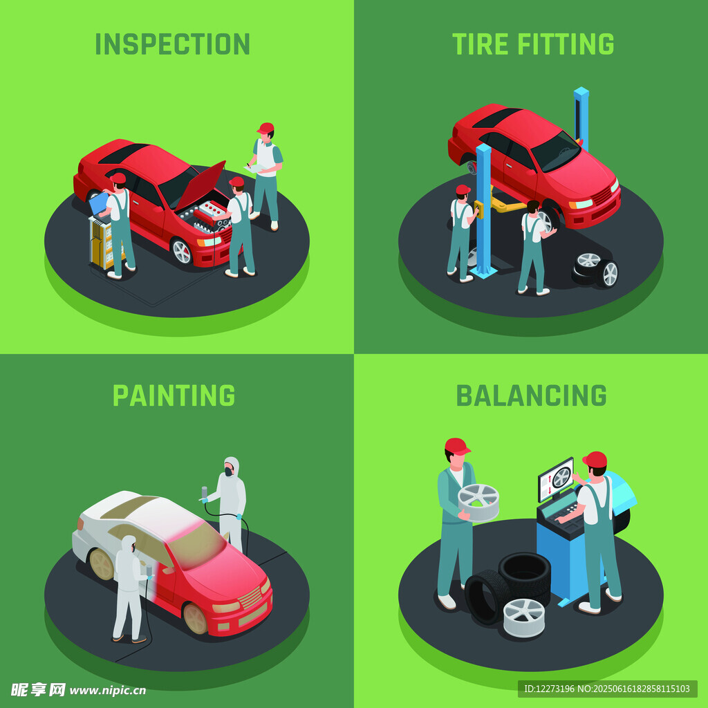 汽車維修服務(wù)場(chǎng)景展示