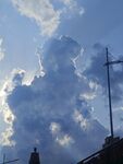 天空中壯觀的云朵景象