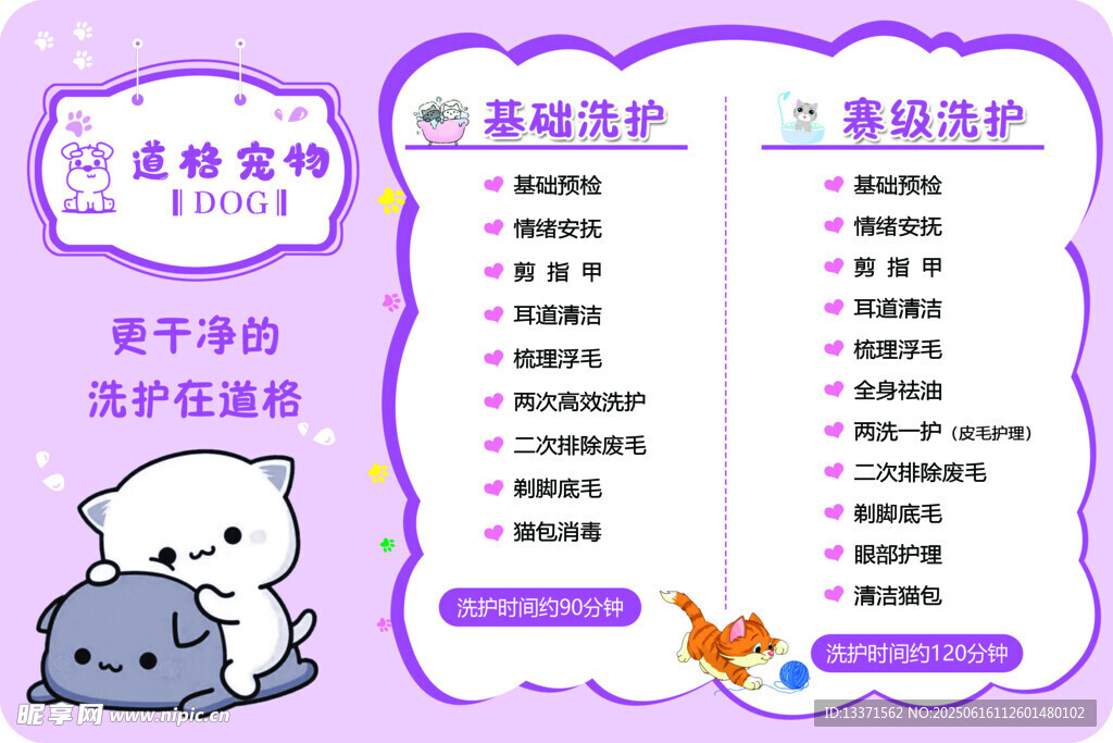 寵物價格表