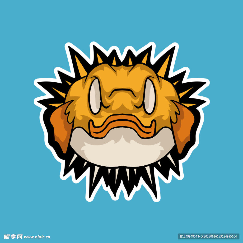 食人魚AI矢量圖