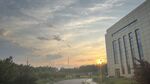 夕陽下的現(xiàn)代建筑景觀