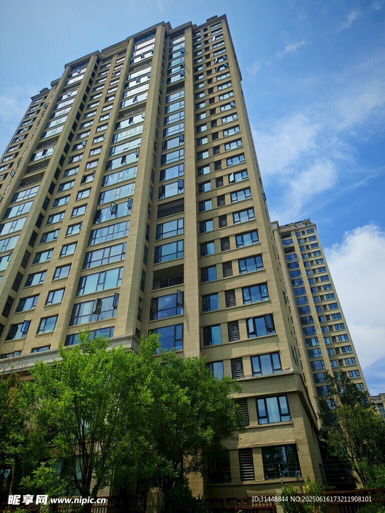 高層住宅建筑外觀景觀