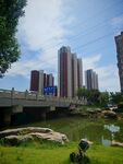 城市河畔風光