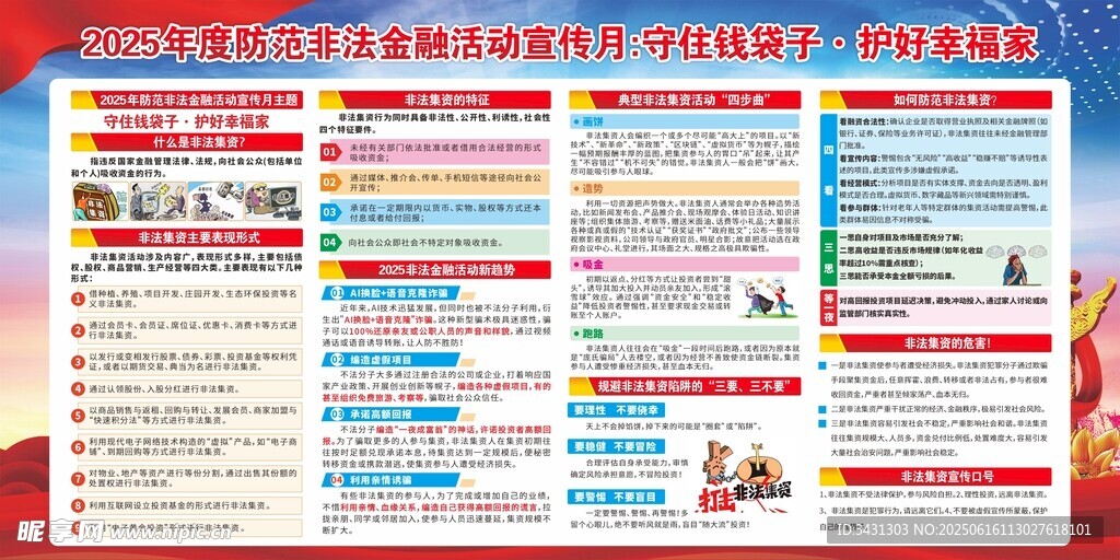 開展2025年防范非法金融活動