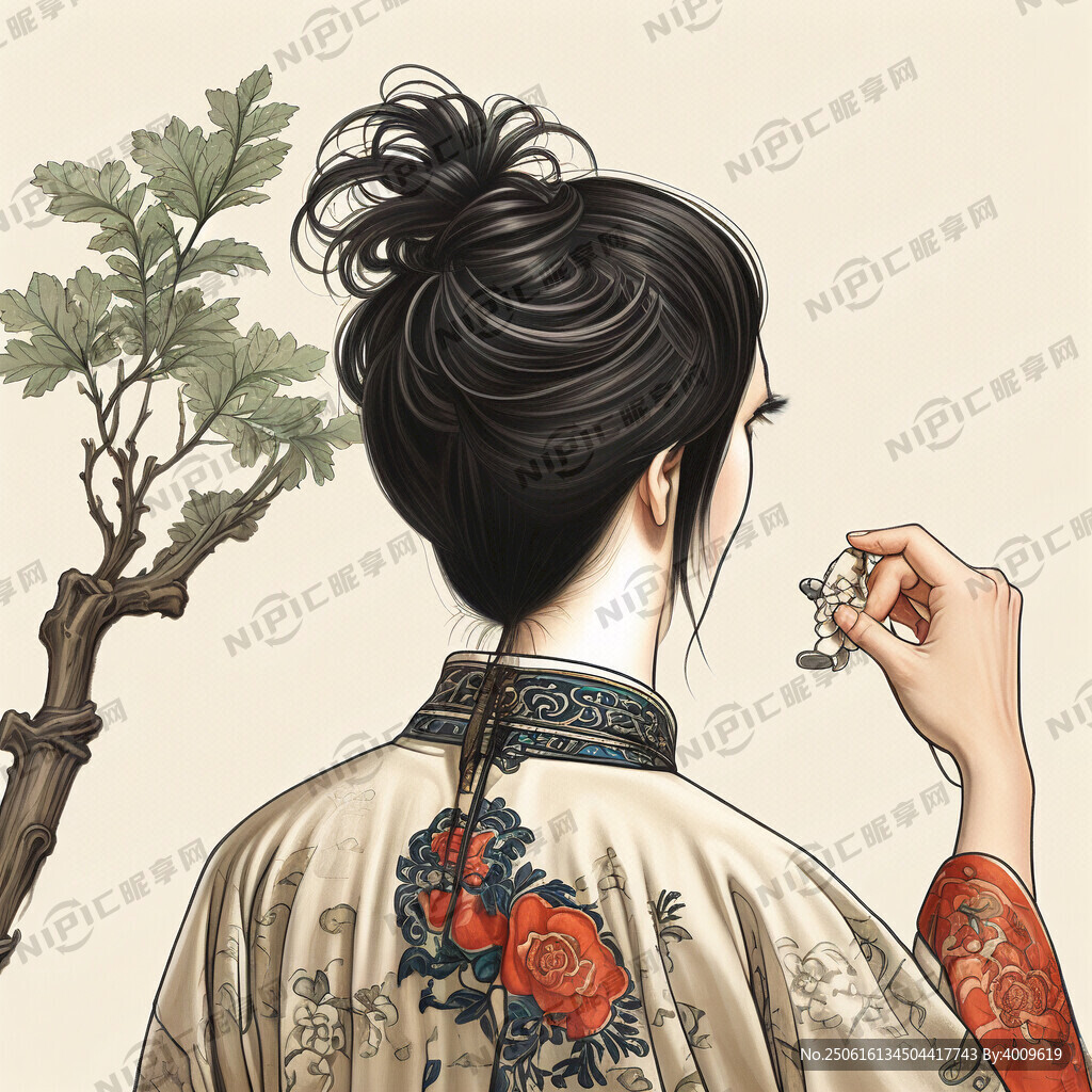 以指代梳梳頭法    古代  