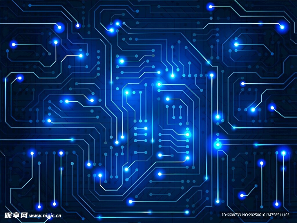 科技感電路板背景圖案