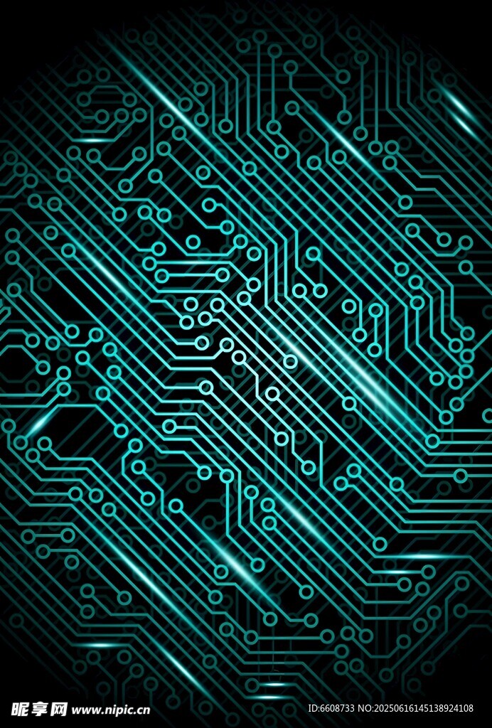 科技感電路板背景圖案