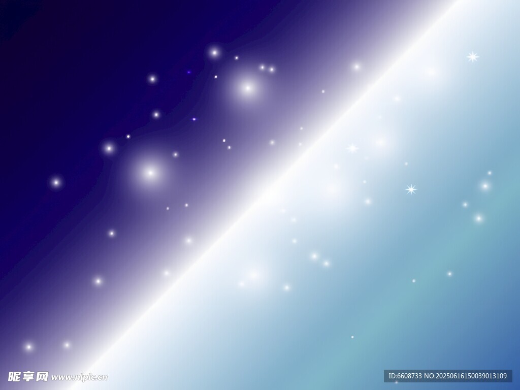 夢幻星空漸變背景圖