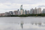 城市濱水風光