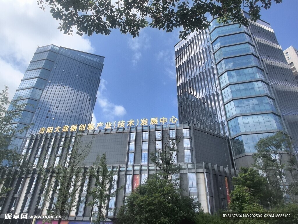 現代都市摩天大樓景觀