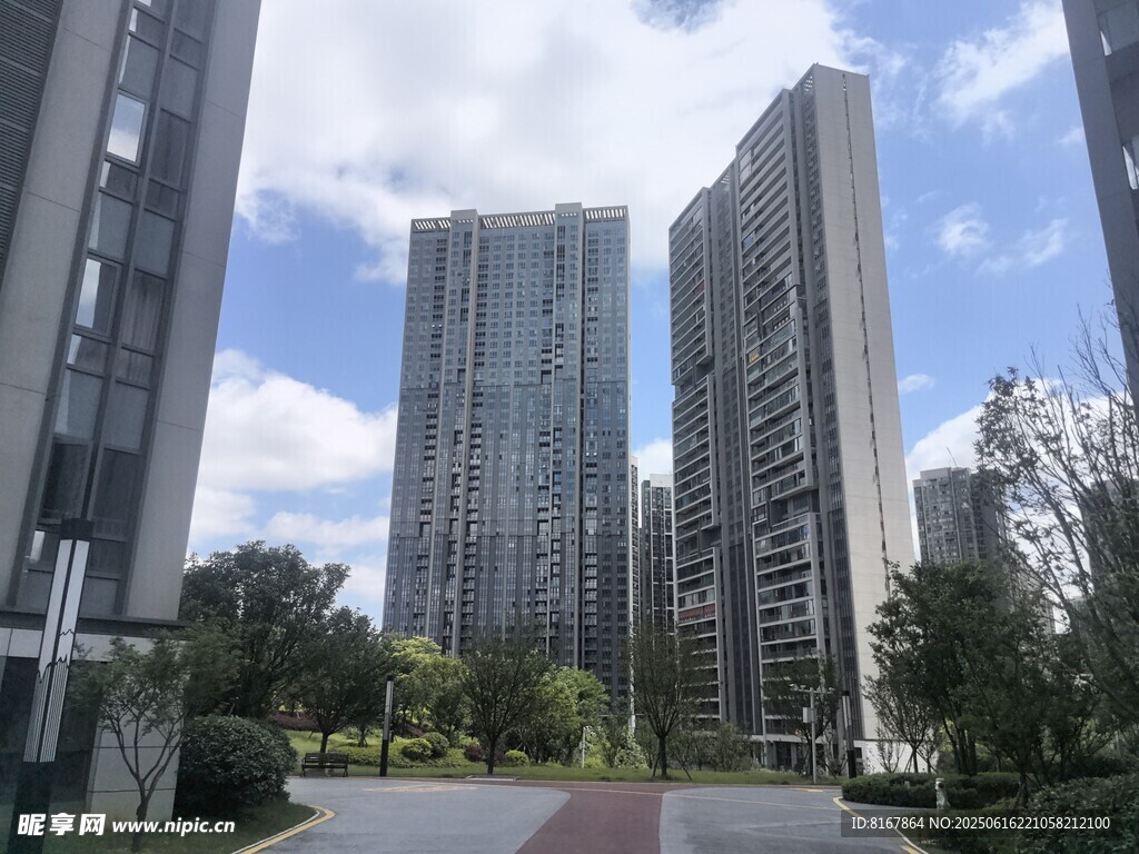 現代高層住宅區景觀