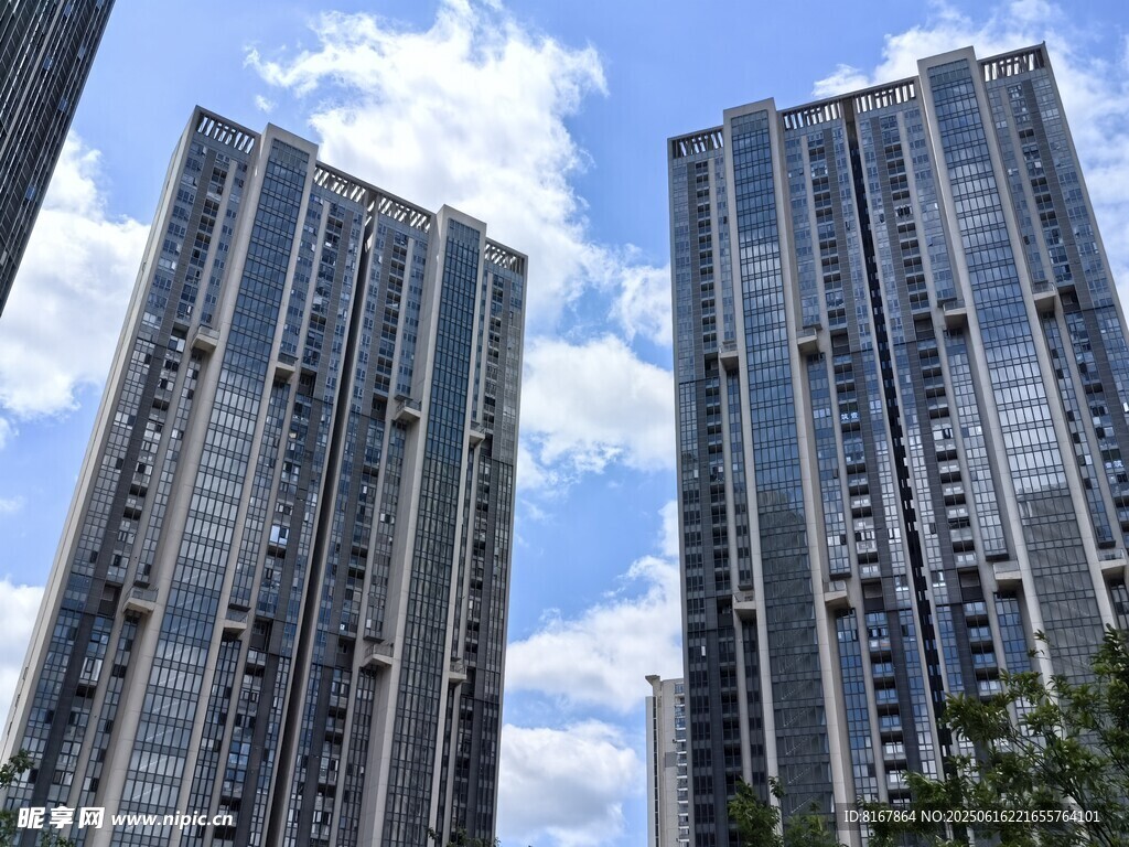 現(xiàn)代高層住宅樓景觀