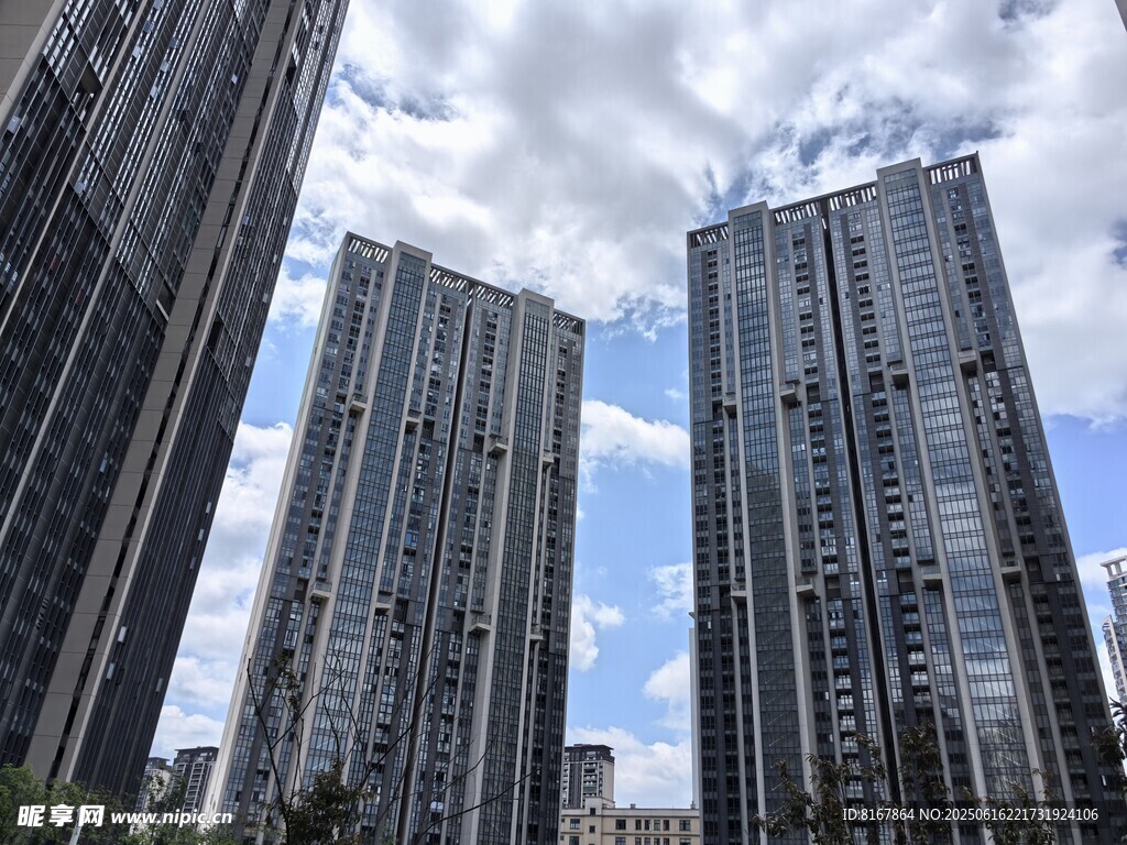 高樓林立的城市天際線