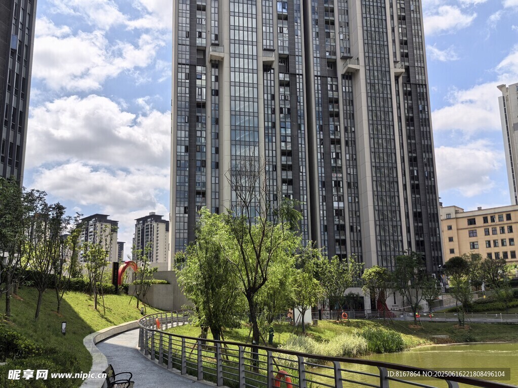 現代都市高層住宅景觀