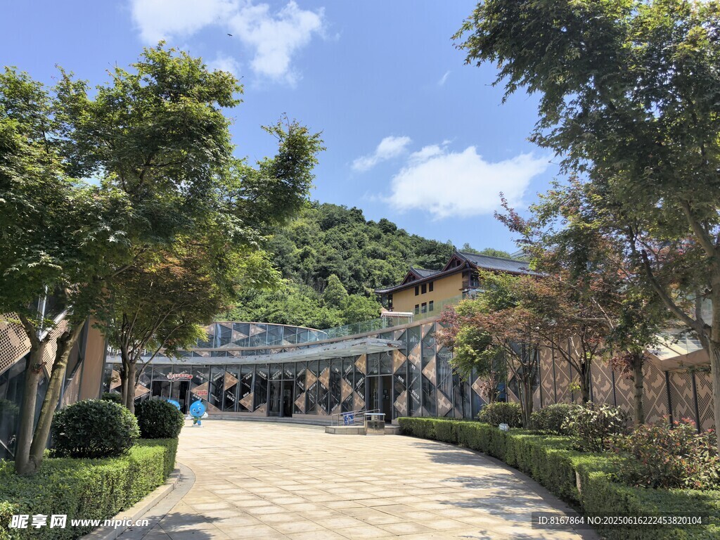 美麗戶外休閑景觀步道
