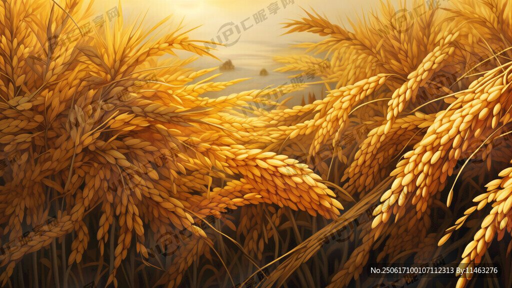 金黃 稻穗