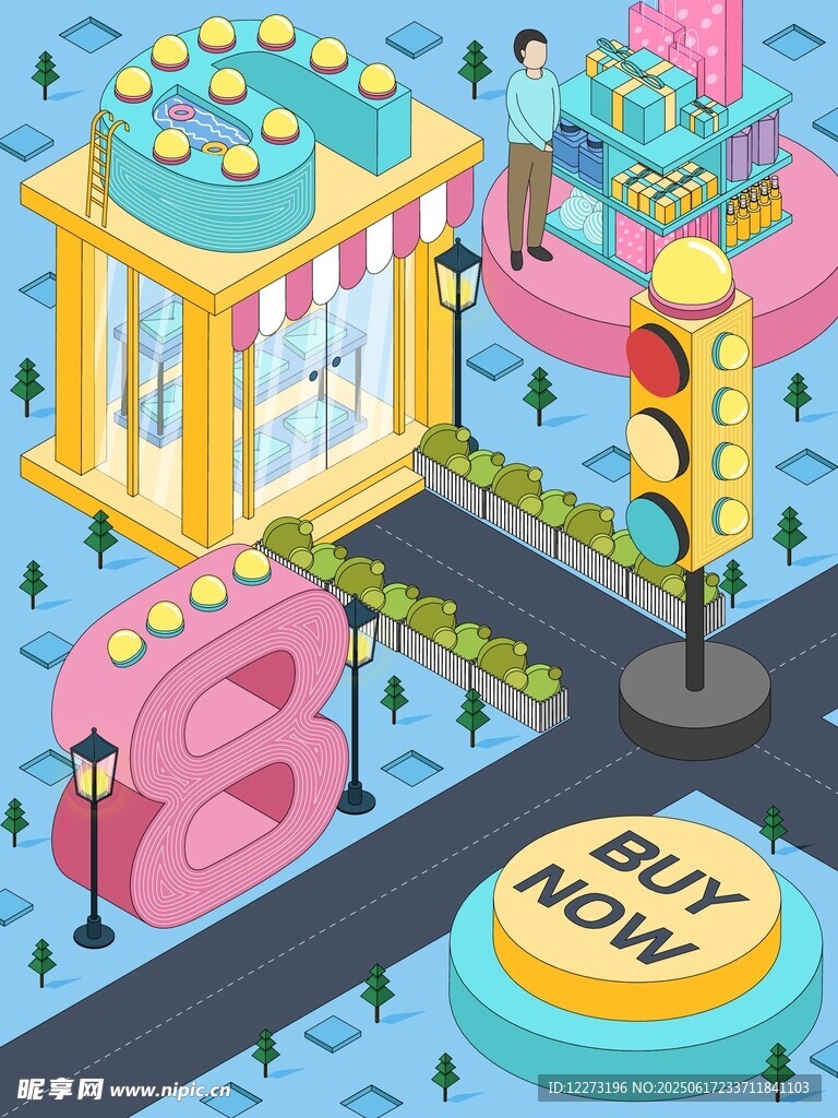 時尚秀場場景布置