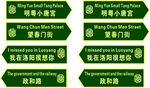 我在洛陽很想 科室牌標識牌一組