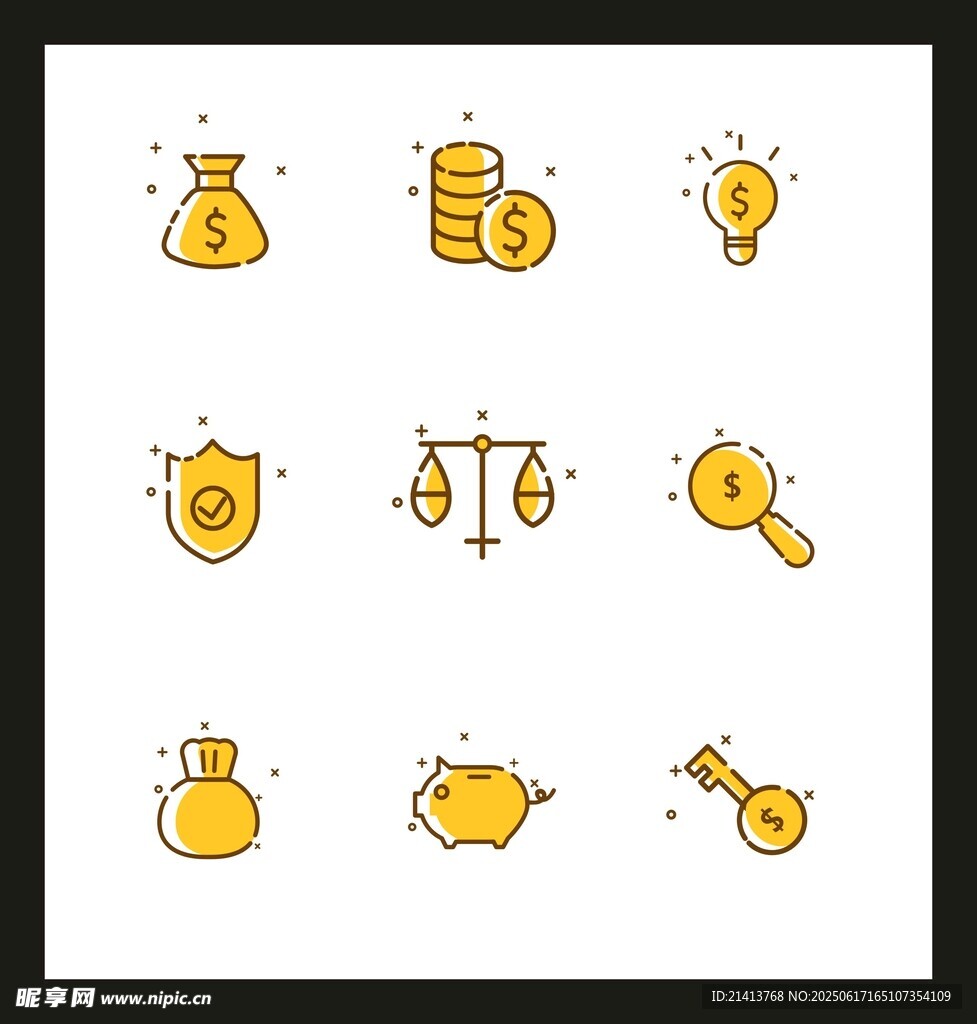 金融圖標(biāo)集合