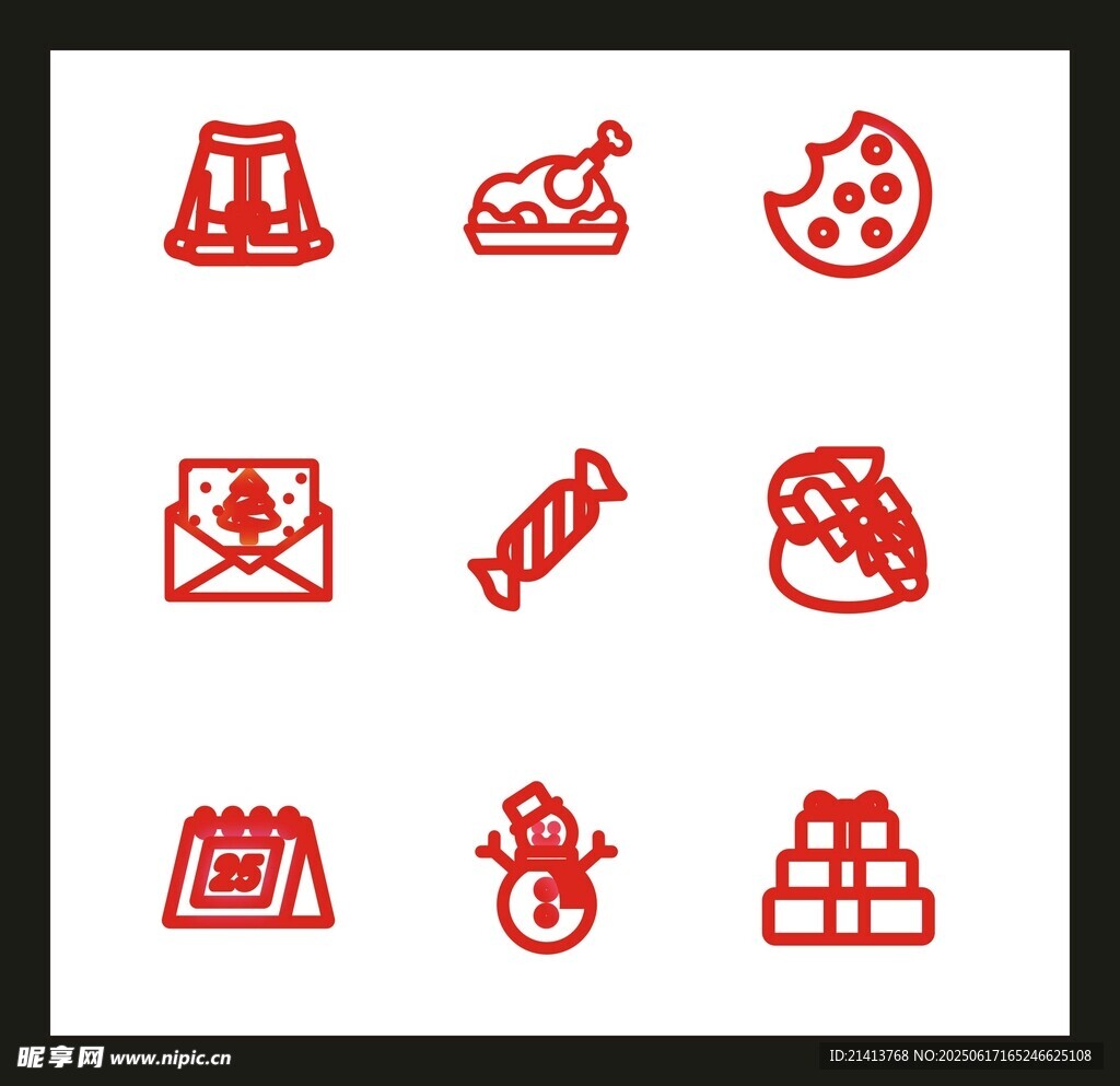 紅色節(jié)日?qǐng)D標(biāo)集合