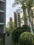 現(xiàn)代小區(qū)綠植環(huán)繞的建筑
