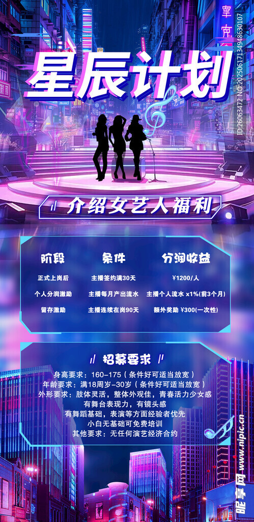 星辰計(jì)劃活動(dòng)宣傳海報(bào)