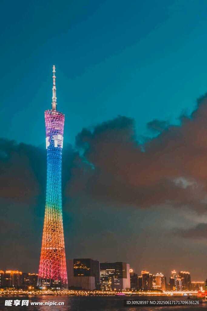 廣州塔夜景璀璨