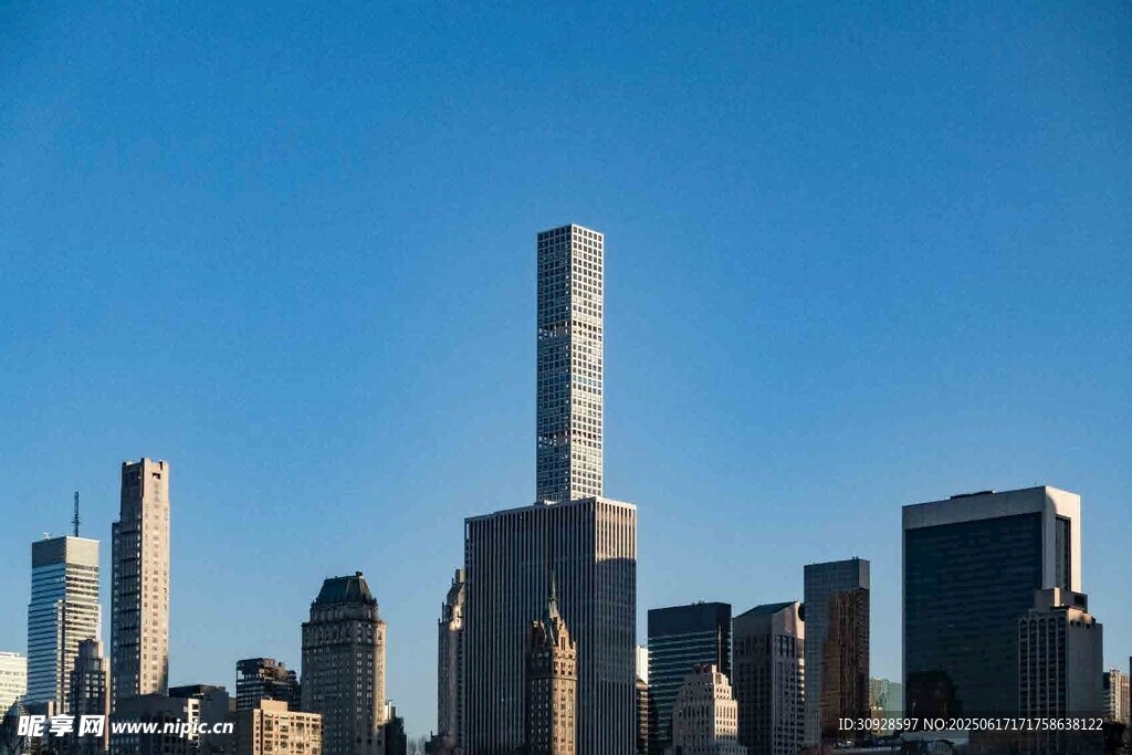都市摩天大樓天際線景觀