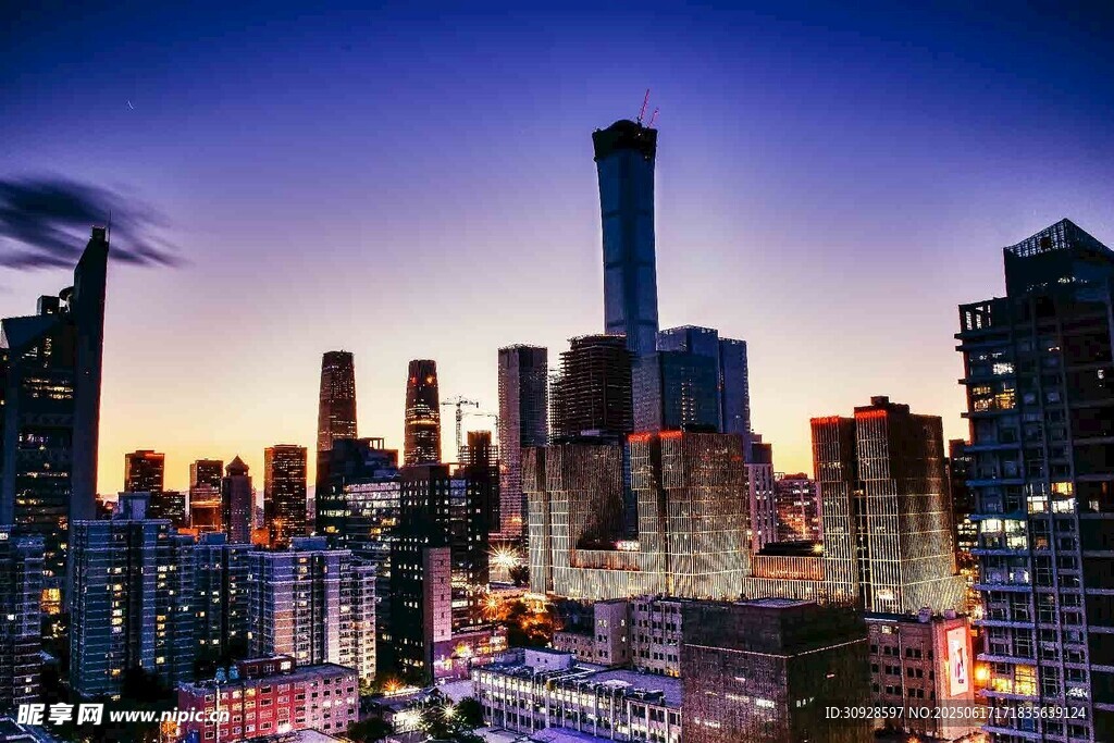 都市璀璨夜景