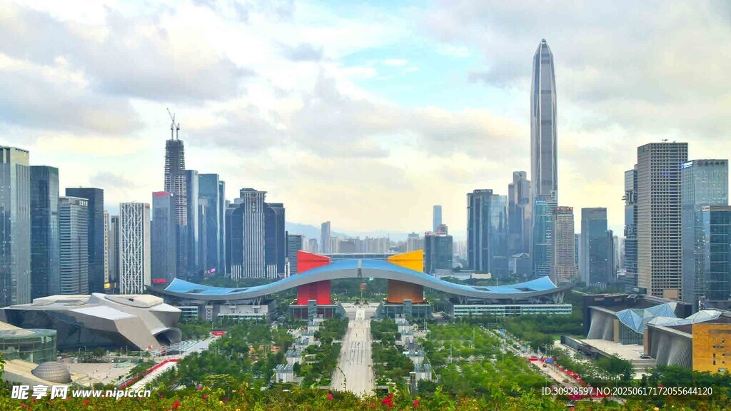深圳城市天際線繁華景觀