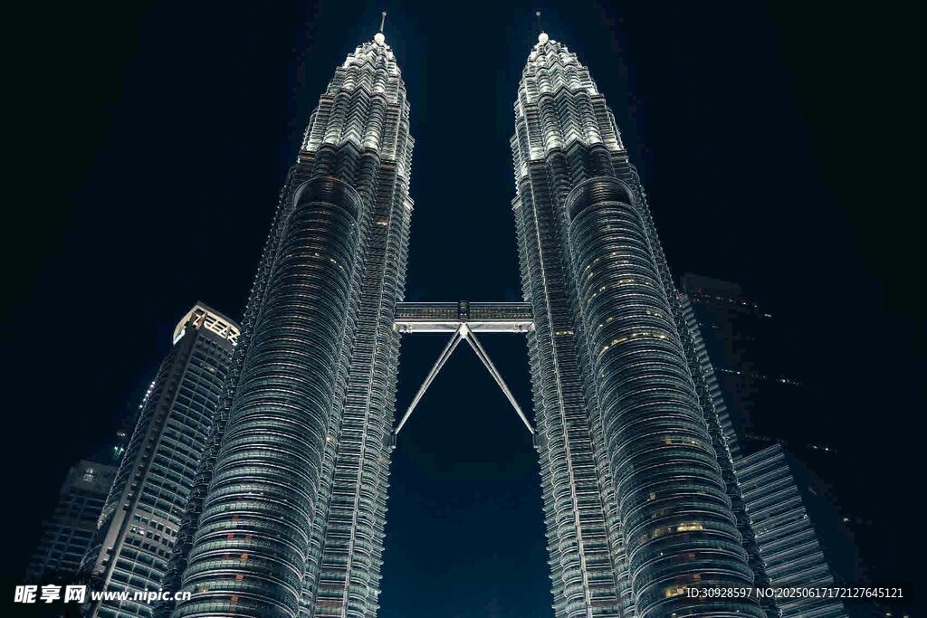 雙子塔夜景