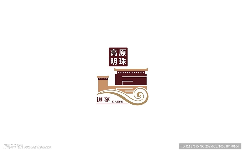 道孚縣標志 logo