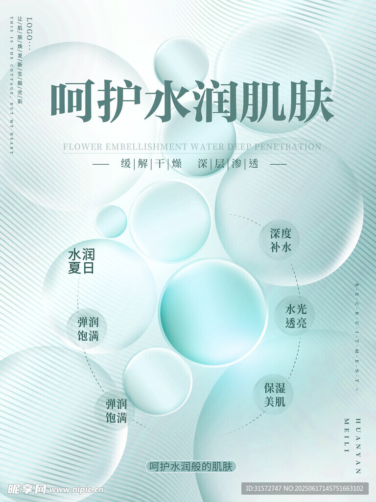 美容護膚海報