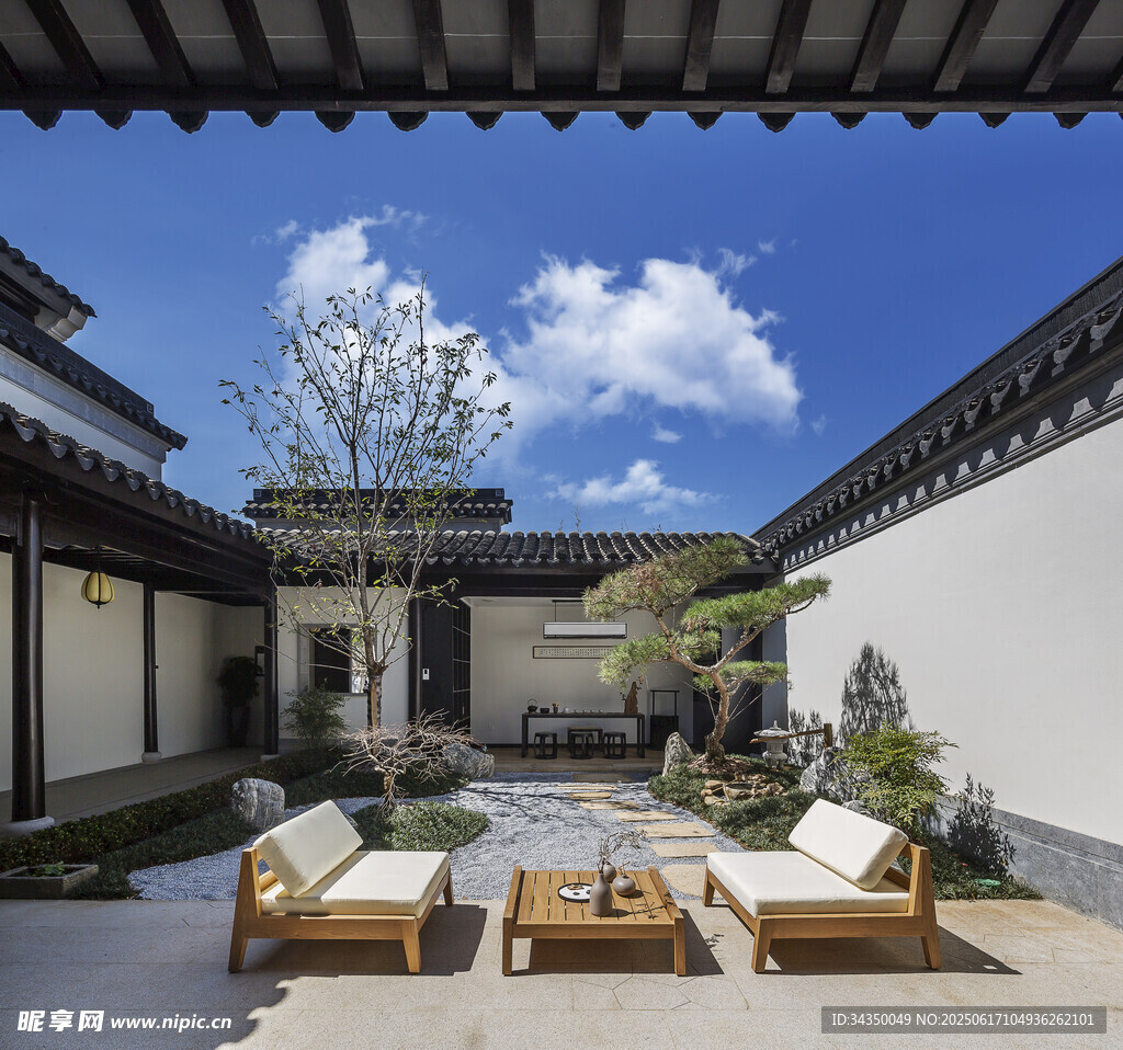中式庭院休閑空間景觀