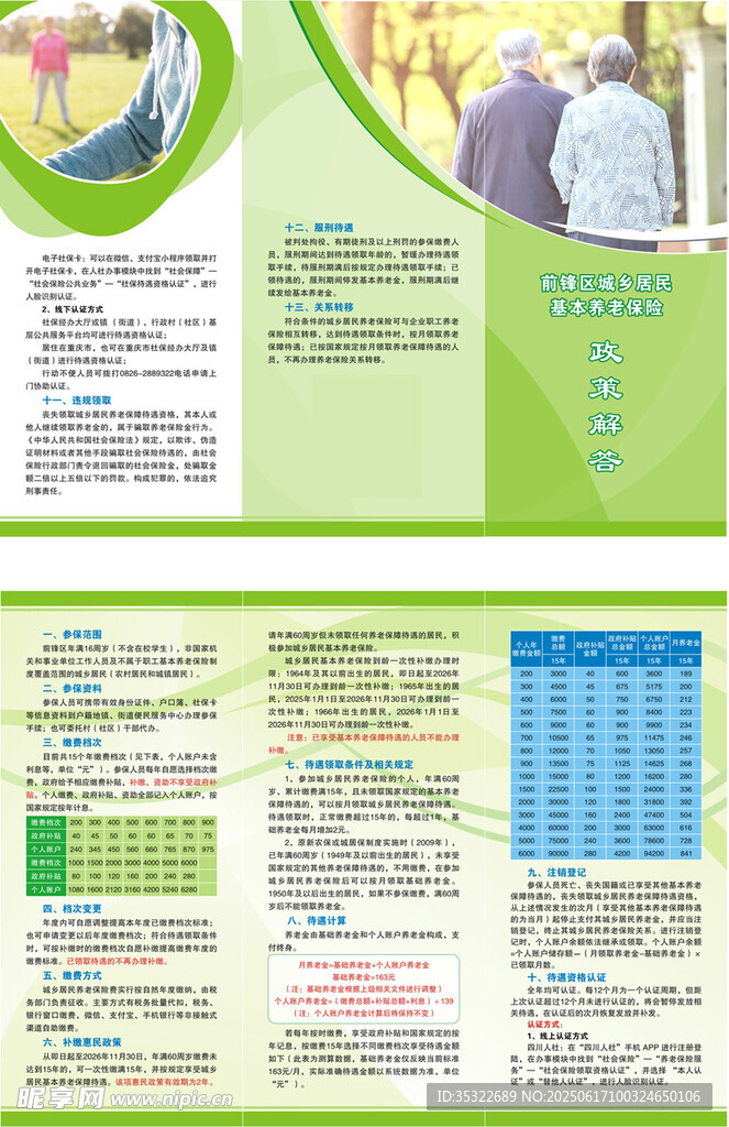 政策解答宣傳折頁
