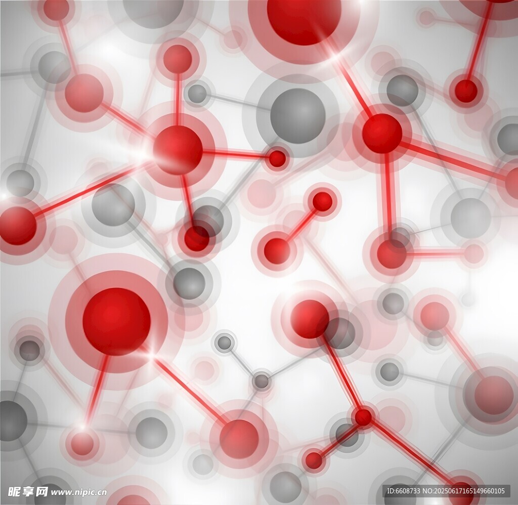 分子結構抽象背景圖