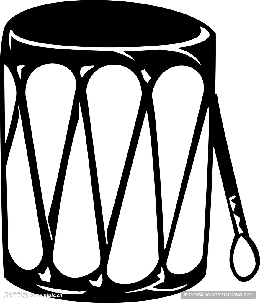 黑白簡(jiǎn)約風(fēng)格小軍鼓 