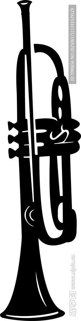 黑色小號(hào)樂器 