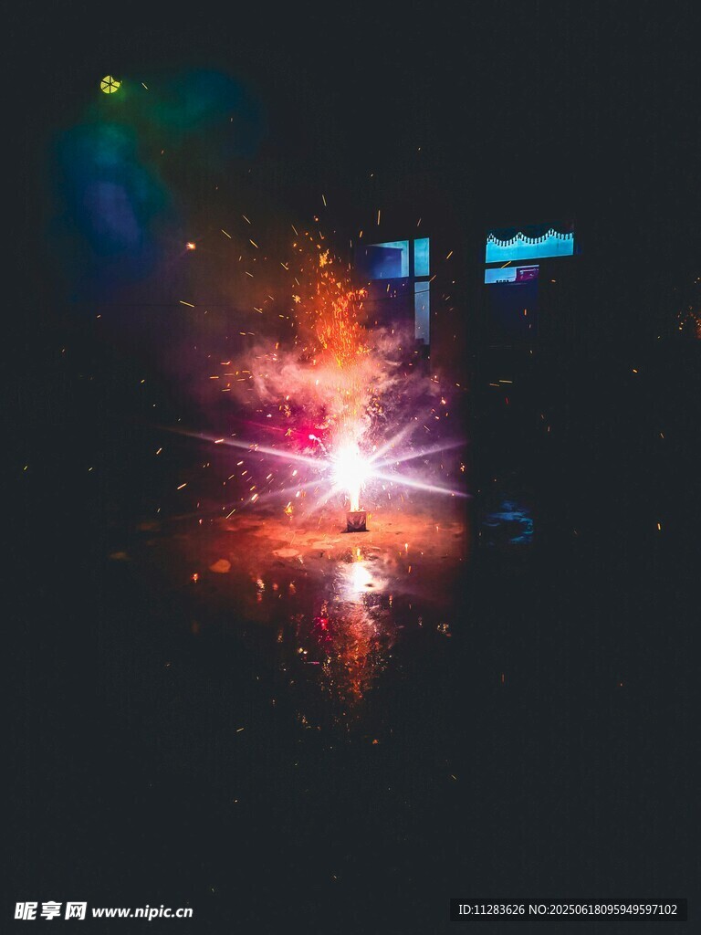 絢麗光效爆炸場(chǎng)景