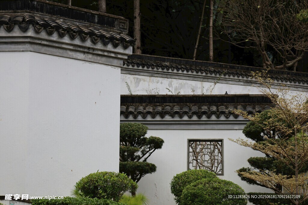 中式庭院景致