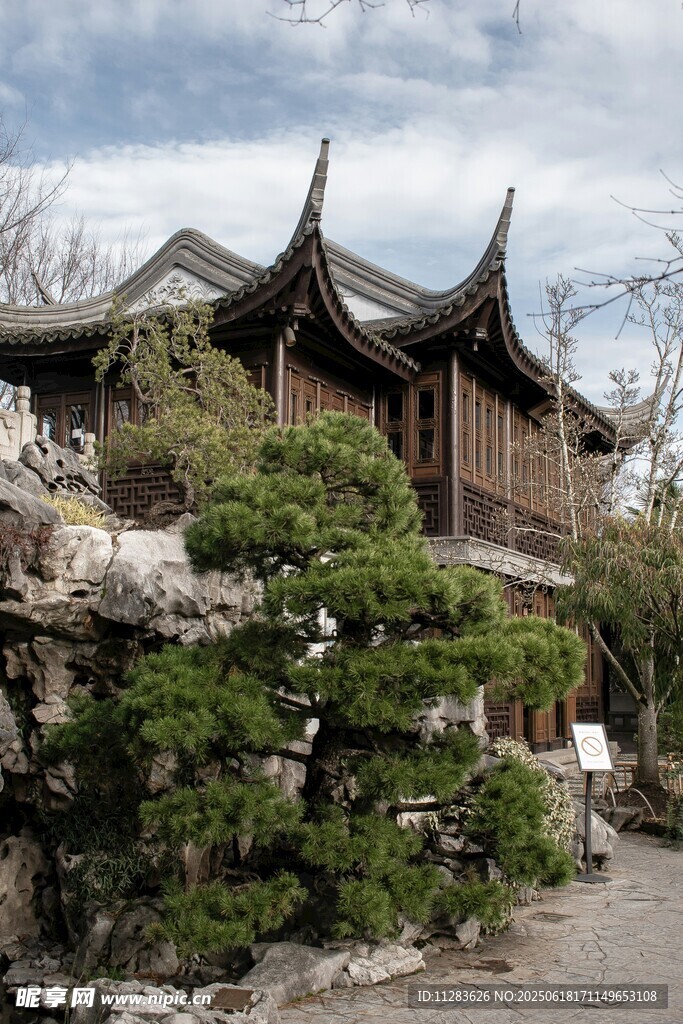 中式古典庭院景觀