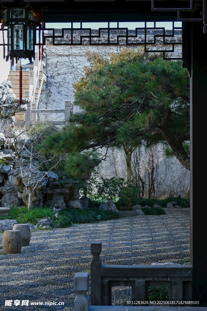 中式庭院景致